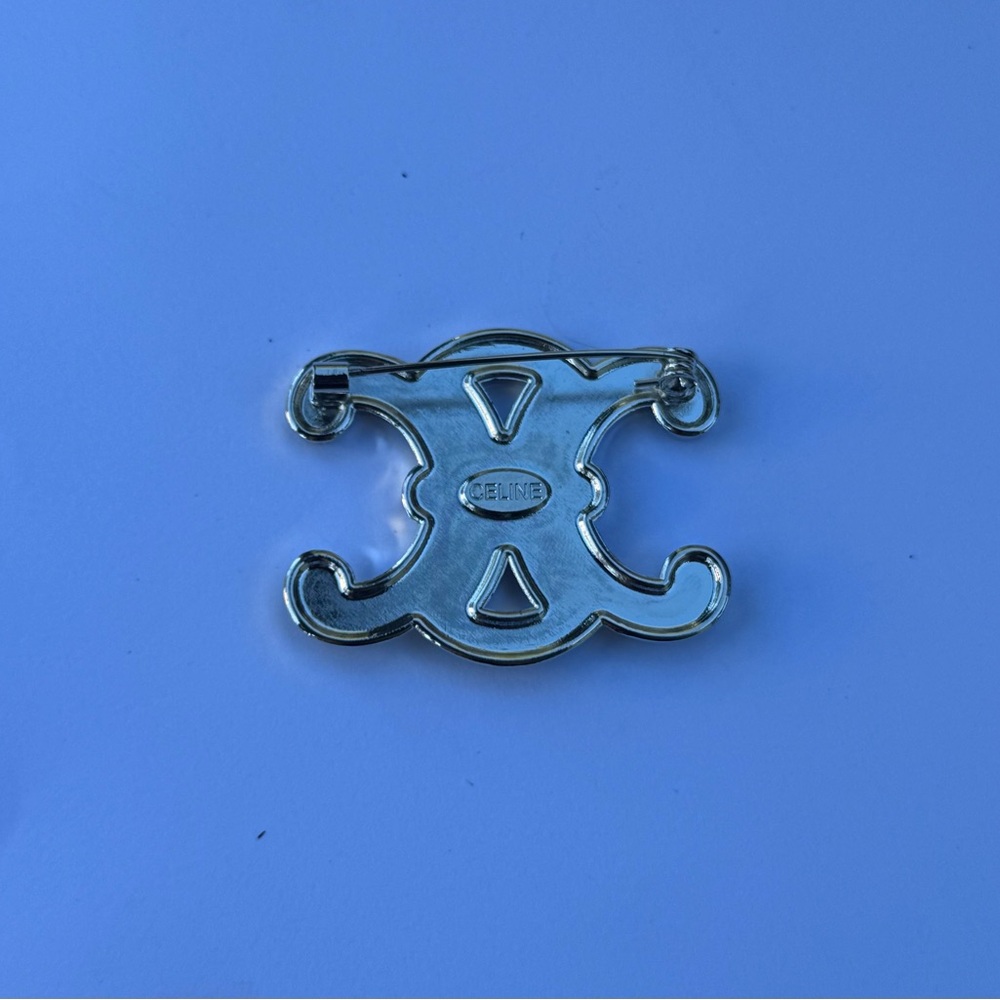 Silver Celine Brooch - Picture 2 of 2